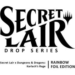 Secret Lair Drop: Secret Lair x Dungeons & Dragons: Karlach's Rage - Rainbow Foil Edition - Secret Lair Drop Series